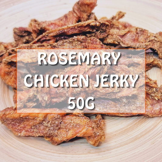 Dehydrated Rosemary Chicken Jerky