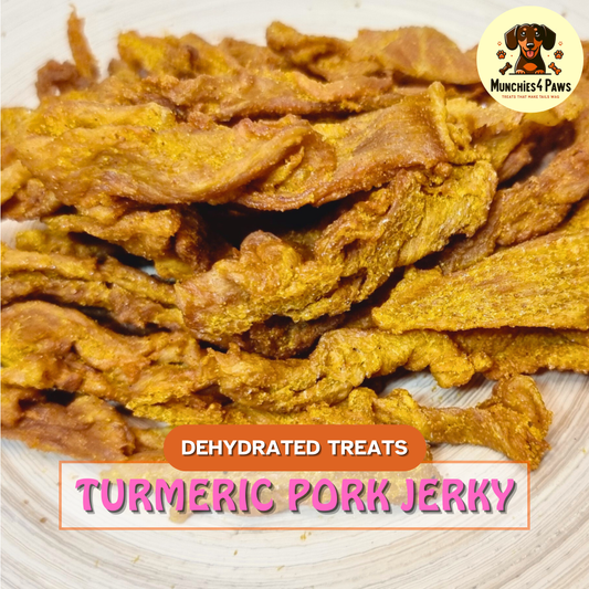 Dehydrated Turmeric Pork Jerky