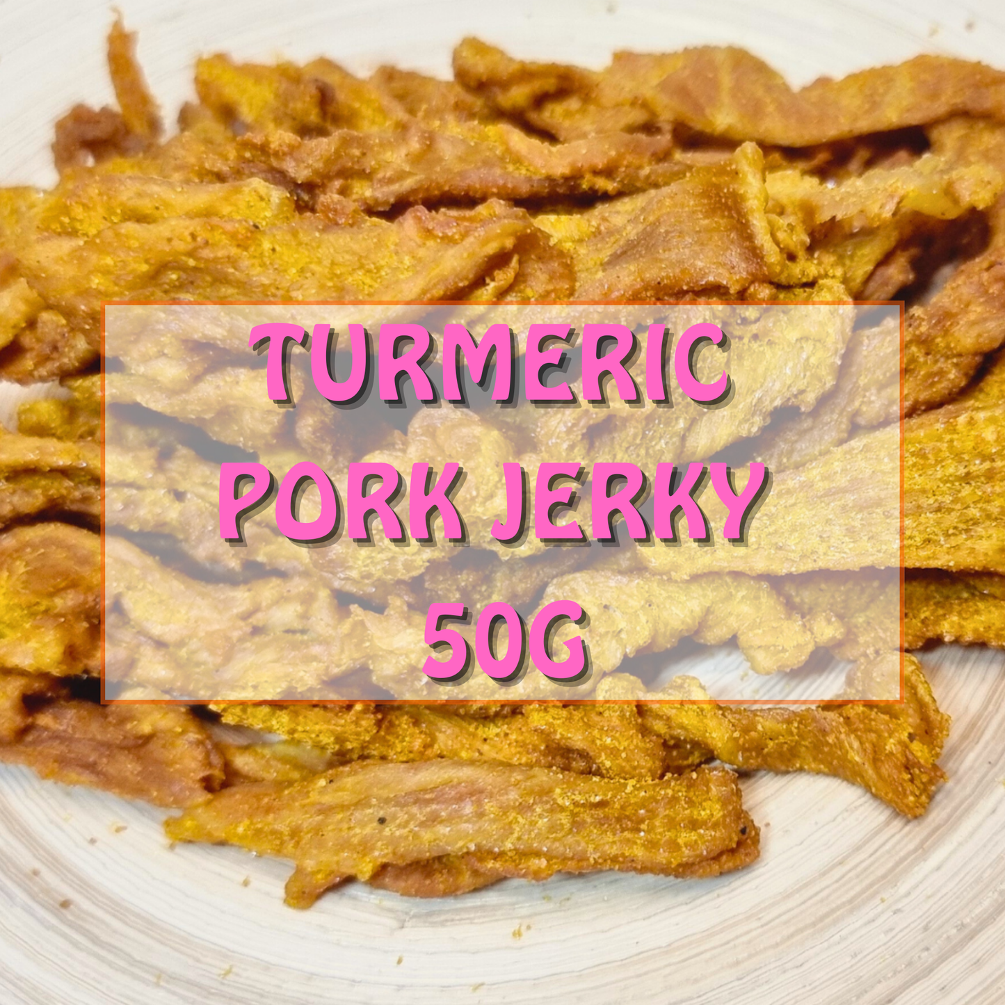 Dehydrated Turmeric Pork Jerky